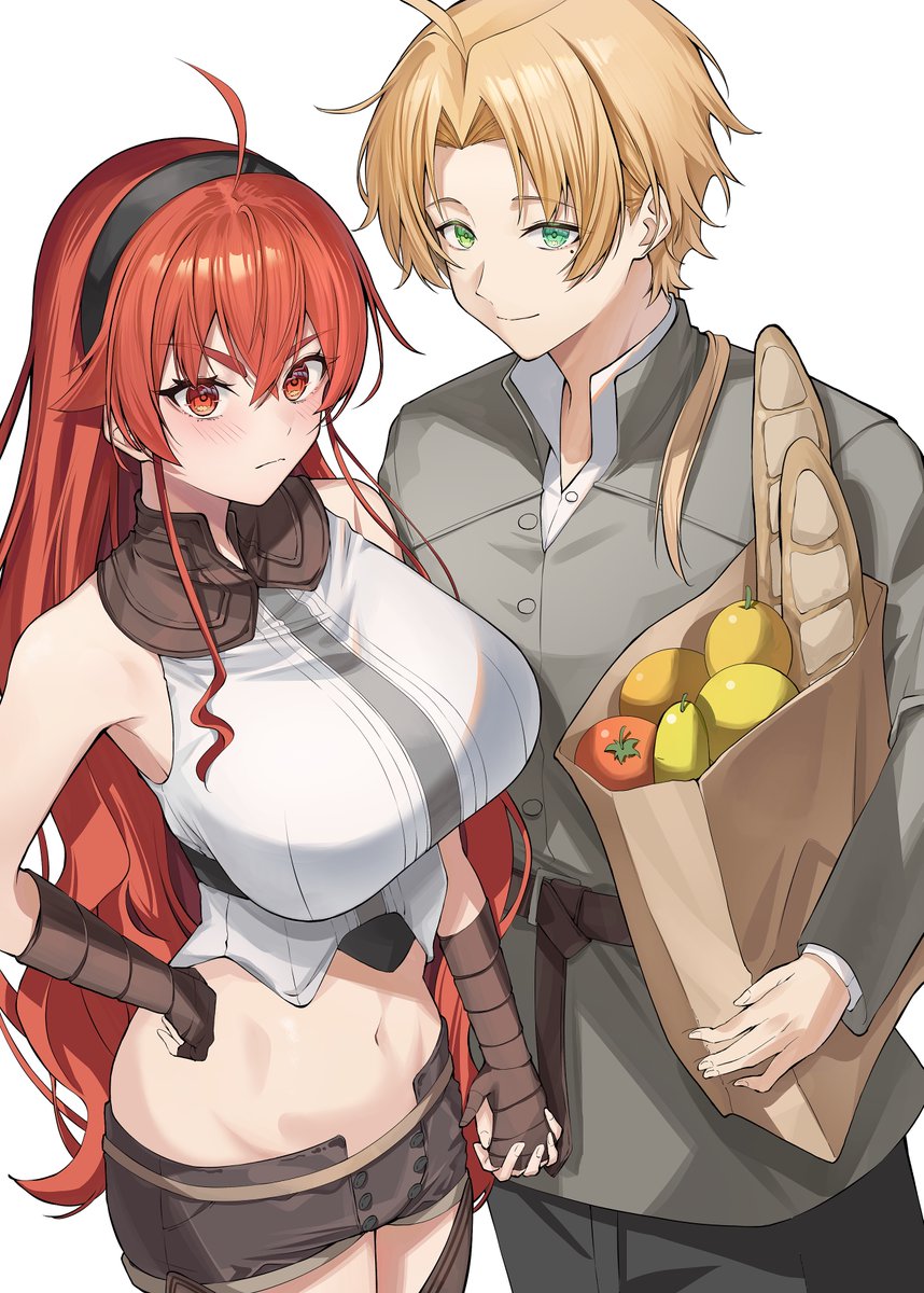 エリス・グレイラット 「ぷちデート #無職転生FA #無職転生」|Marbo @お仕事募集中のイラスト