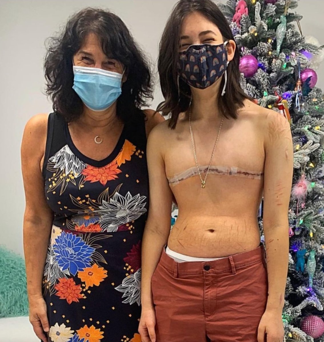 deves_katherine's tweet image. No one has ever adequately explained how doing this to an adolescent girl covered in self harm scars is “life-saving care”