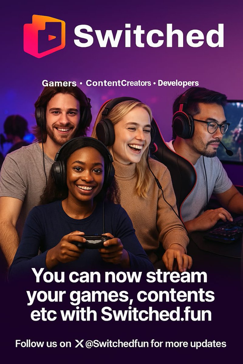switchedfun's tweet photo. Gswitched โจ New week, creators โ time to stream, connect, and grow your audience.
Start now at https://t.co/K5F01oufjw ๐
Join our community for feedback & updates: https://t.co/ZFwurSZ1OP #StreamOn #Creators #SwitchedFun #buildinginpublic #streaming #gaming https://t.co/GOnFfmQKcN