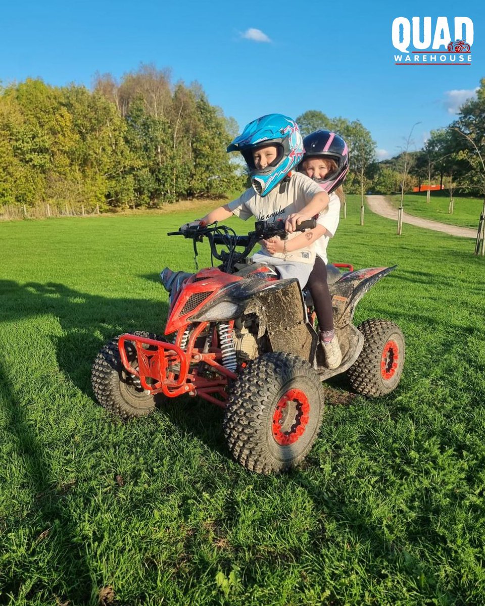 QuadWarehouse's tweet image. Nothing beats bonding over a bit of mud and speed.
#QuadWarehouse #QuadLife #OffRoadFun #SiblingGoals #WeekendVibes