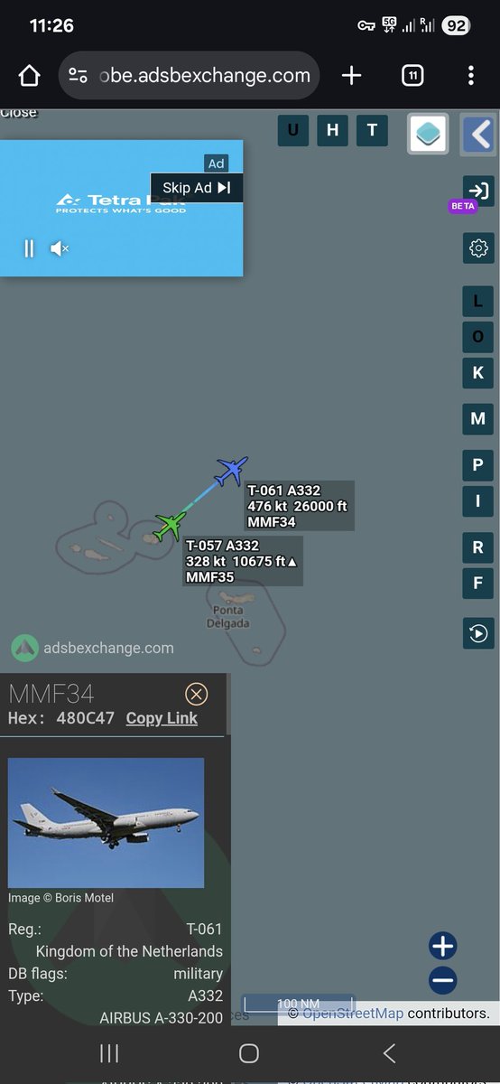 TSNighthawk's tweet photo. BAF F35s with tankers out of Lajes https://t.co/Q1xH8iZftM