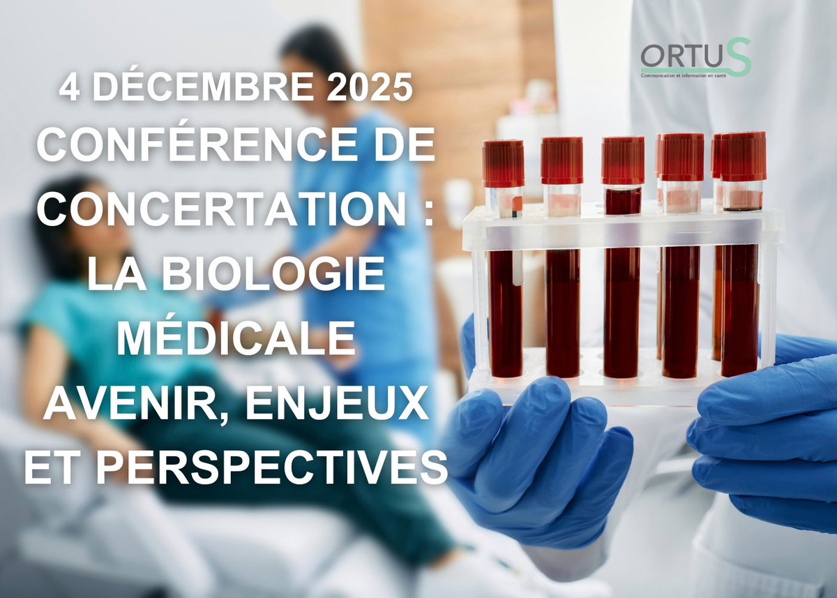 📣 SAVE THE DATE – Conférence de concertation sur l’avenir de la #BiologieMédicale
📆 4 déc. 2025 de 9h30–13h
📍 INJS, Paris
🧬 Acteurs publics &amp; privés unis autour de 3 axes : innovation, attractivité, financement
🔗 urlr.me/zxUFyW
+ d'infos : urlr.me/jqzRv7