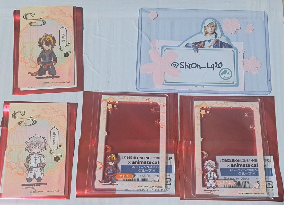 火車切　アクスタ　ピック　硬化ケース　刀剣乱舞　アニメイトカフェ　アニカフェ 火車切 アクスタ ピック 硬化ケース 刀剣乱舞 アニメイトカフェ