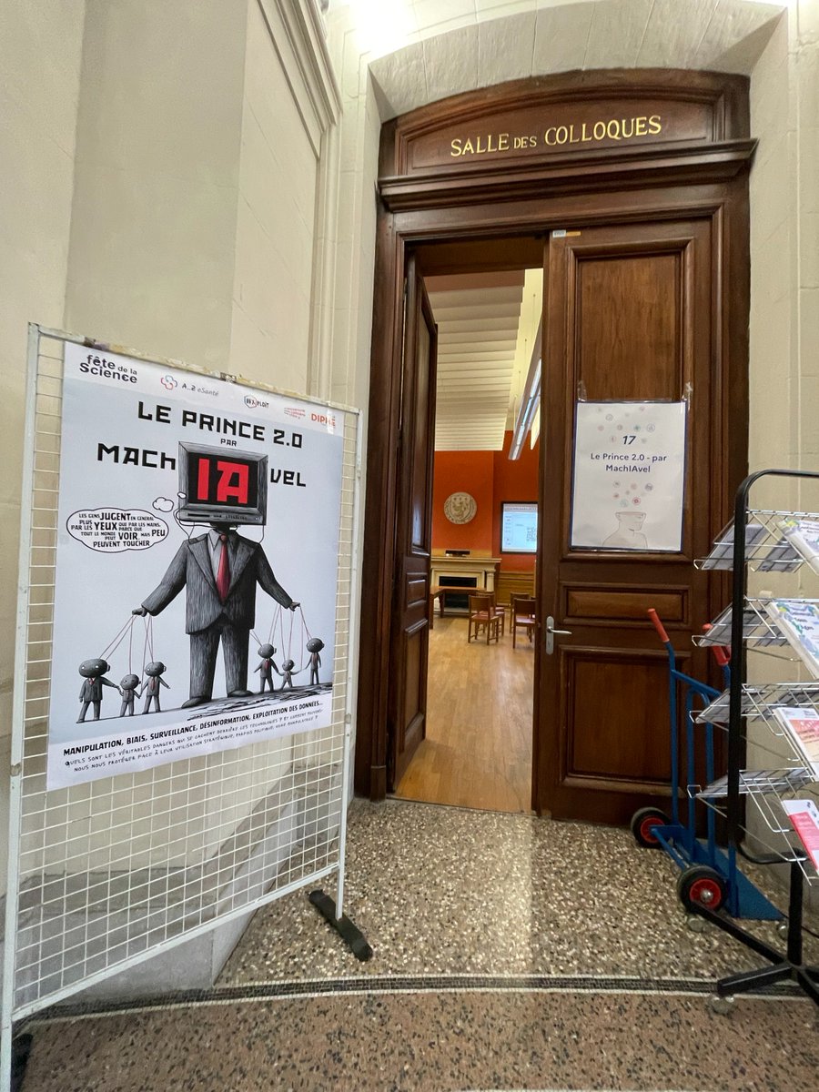 jouerreponsable's tweet photo. Un immense merci à @universitelyon2  et à l’équipe organisatrice pour l’organisation exemplaire de la #FêteDeLaScience 2025 🎉

Nous avons animé une sensibilisation aux usages détournés de l’IA + la table-ronde « IA &amp; émotions ».

📸 Retour en images 

#IA #UniversitéLyon2 https://t.co/G9Kh2qDYSZ