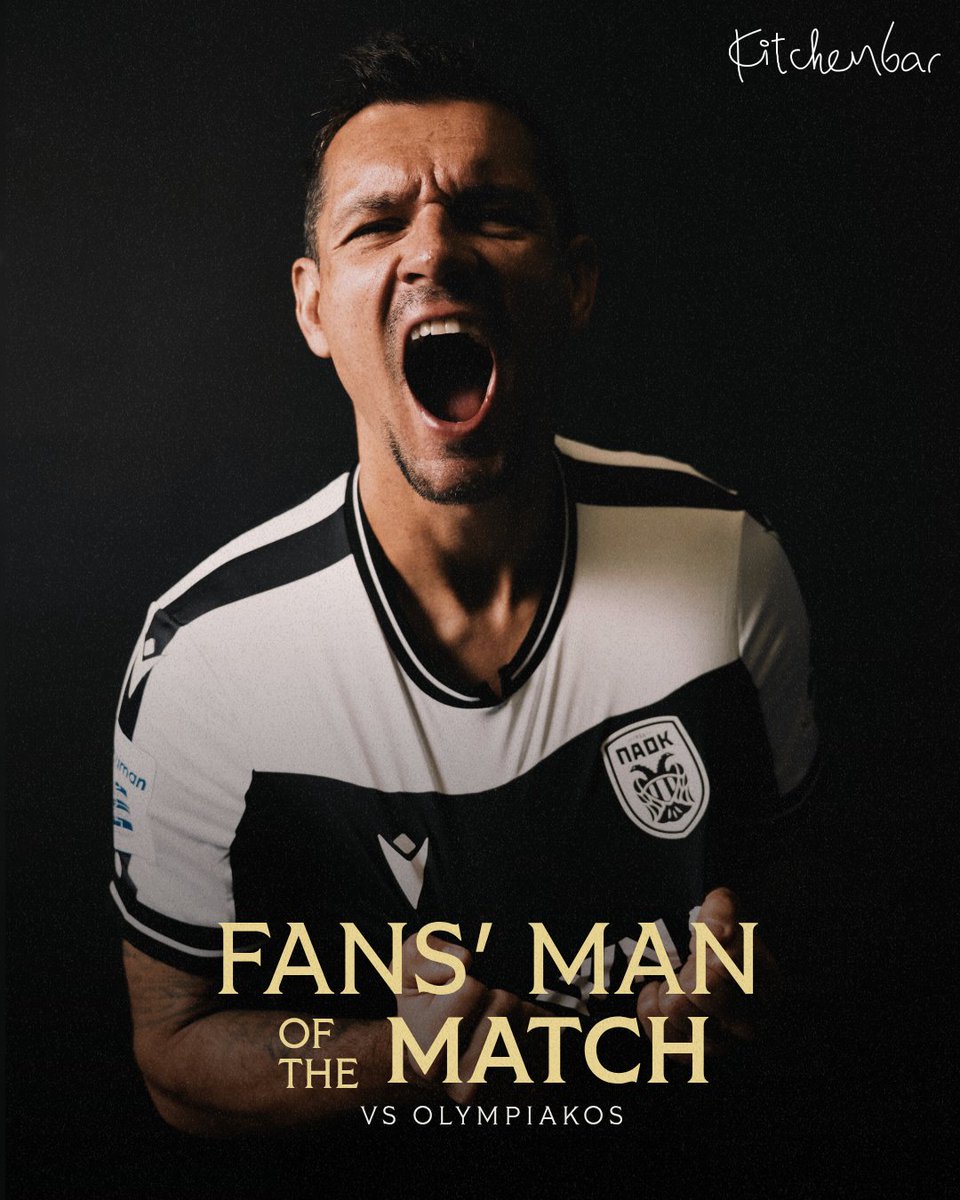 PAOK_FC's tweet photo. #FansMVP Πολυτιμότερος κόντρα στον Ολυμπιακό ο Ντέγιαν #Lovren! #StoiximanSuperLeague #slgr #PAOK #OurWay #Kitchenbar 

🔗https://t.co/92CEecVQUB https://t.co/vQhCy6vvBs