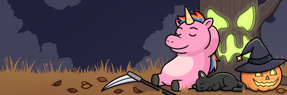 New Halloween themed banner!🦄

Feel free to use it to show your love for the spooky season!🎃