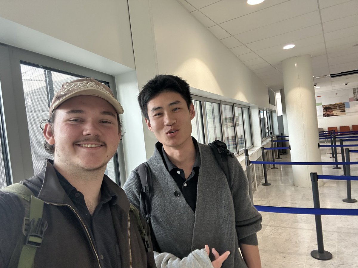 Never mind getting my whole trip paid for and food with this dude who got shafted too, WE MOVE