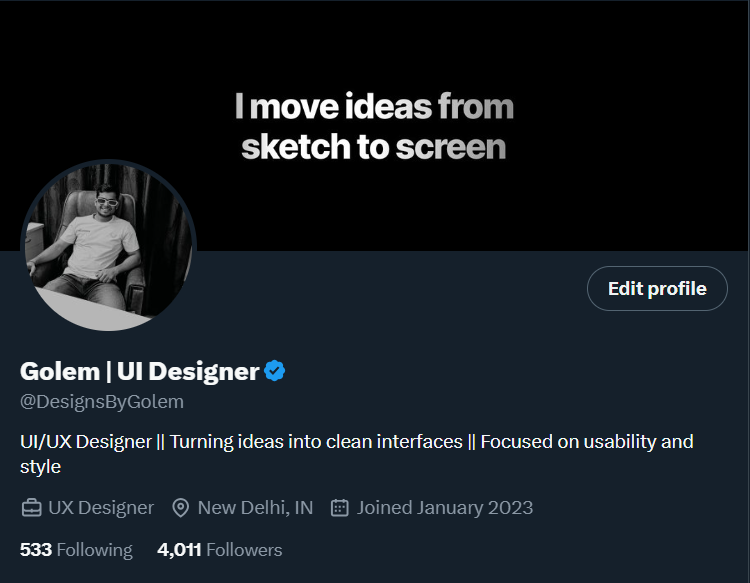 Golem | UI Designer tweet media