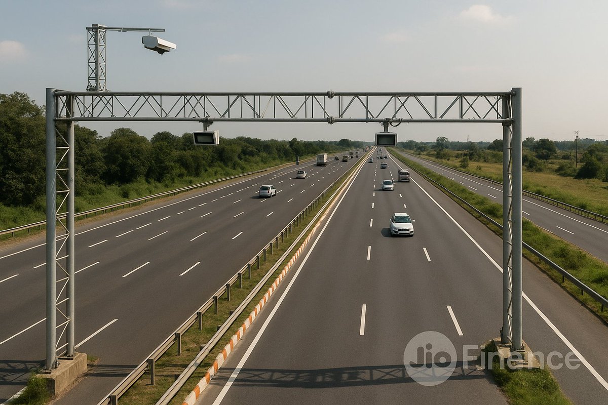 TelecomTalk's tweet image. Big milestone! Jio Payments Bank wins the contract for India’s pilot Multi-Lane Free Flow (MLFF) tolling system at Gurugram–Jaipur highway plazas.
Barrier-free, seamless, digital tolling begins! 🚗💨 #DigitalIndia #jio #JioFinance #India