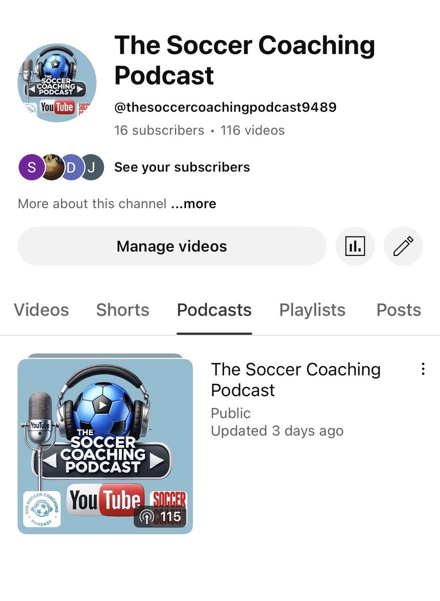 Over 4,000 downloads and views last week across all podcast platforms and YouTube! 🙌🏼

Huge thanks to everyone tuning in and supporting The Soccer Coaching Podcast. 🙏🏼

Let’s continue to learn and develop just like we ask our players to!💪🏼

⚽️⚽️⚽️