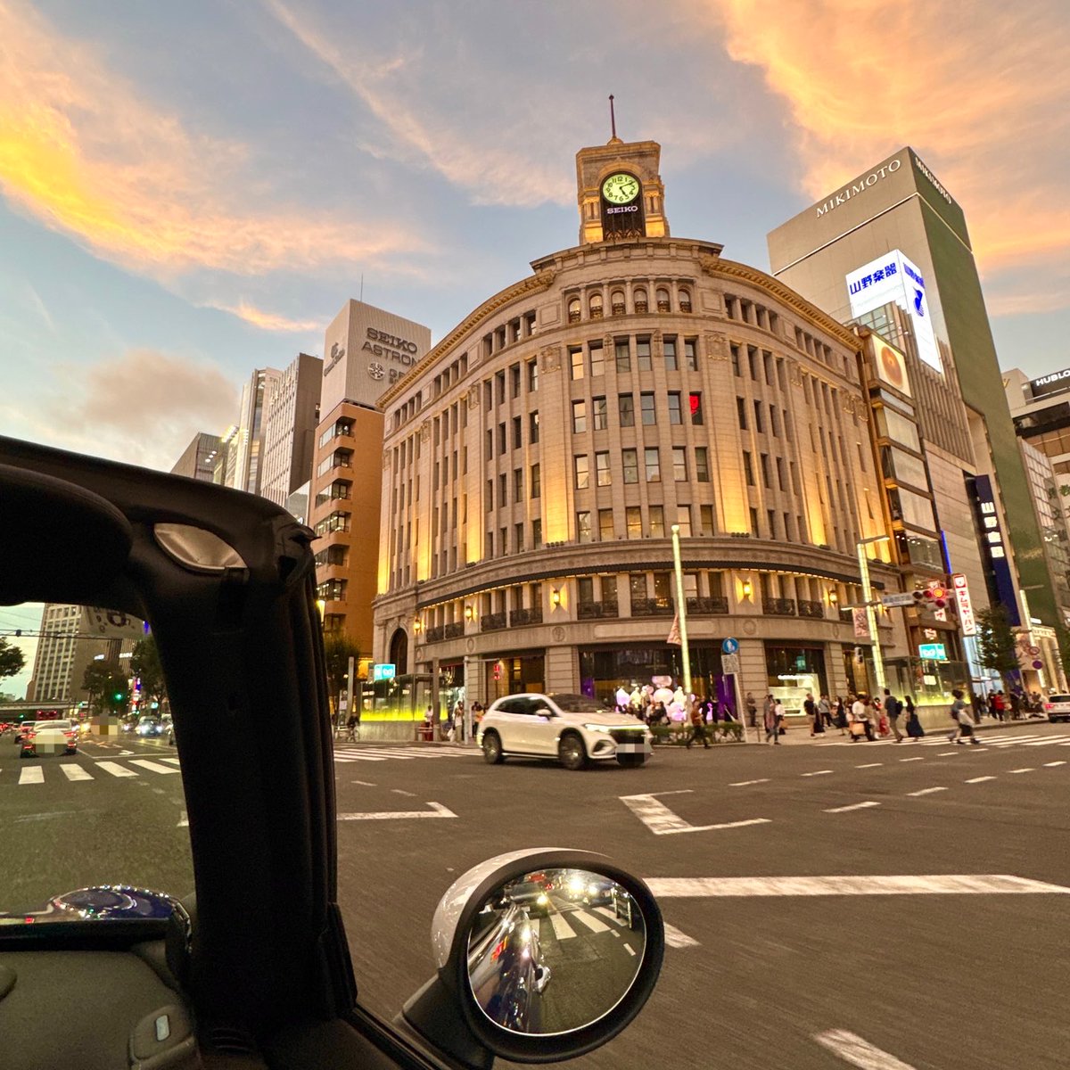 SenkiWork's tweet image. 中央区銀座四丁目17:10。八ヶ岳の夕方も良いが、銀座もなかなか良い。

#MINIJapan
