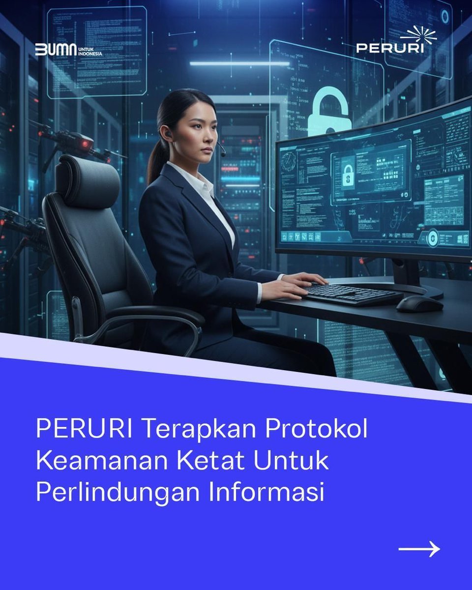 ChikoWinarto's tweet photo. PERURI terapkan protokol keamanan dan teknologi percetakan sekuriti agar setiap dokumen terlindungi dan terjamin keasliannya.

#PerusahaanTeknologiHighSecurity #InnovationforASovereignFuture #KemajuanBerdaulat #InovasiKeamananTinggi #PeruriGovTechIndonesia #TrusteeOfSovereignty https://t.co/Zw0bDxrtFz