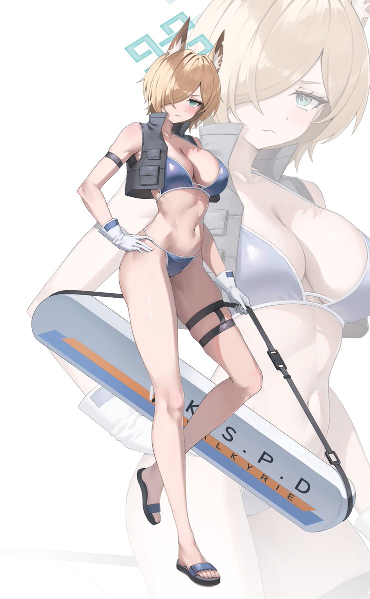 水着が少し小さくなったかも。。？
#ブルアカ