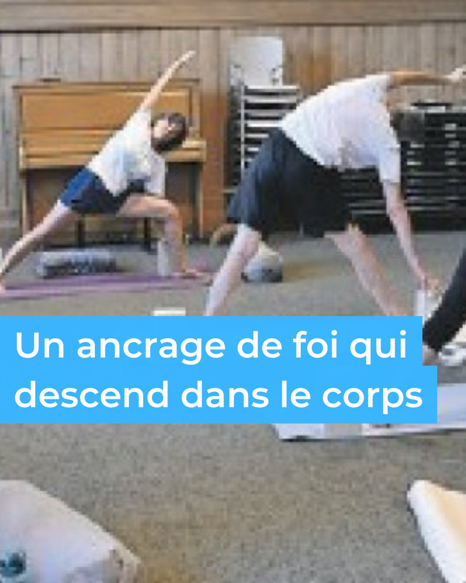's tweet image. reformes.ch/spiritualites/…
La #paroisse de Saint-Aubin propose un cours de #yoga pour toute personne intéressée par le fait de se reconnecter à soi et à l’Autre, avec également l’objectif de favoriser les #liens entre personnes de milieux différents.