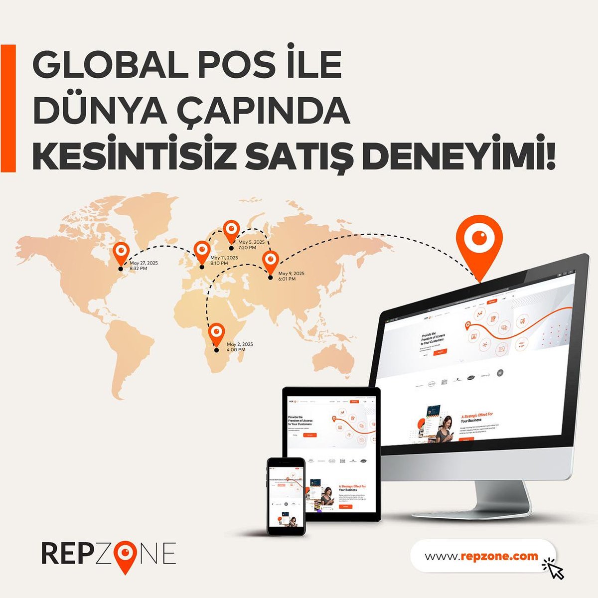 RepzoneCom's tweet photo. Global POS, uluslararası pazarlarda faaliyet gösteren işletmelere tek merkezden yönetim imkânı sunar. 

#Repzone #Data #Collection #B2B #B2C #Solutions #Automation #Sales #Management #Marketing #FieldActivities #RealTime #Data #Analytics #SalesTeams #Reporting #SahaOtomasyonu https://t.co/A93cLwvobb