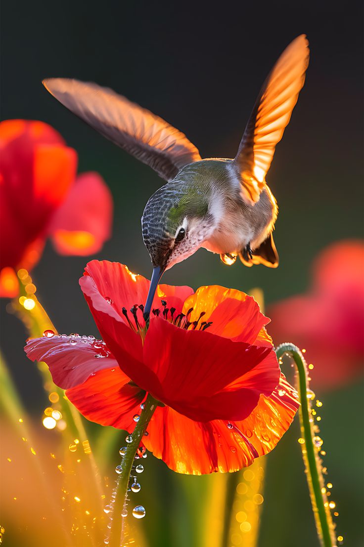 Hummingbirds love tweet media