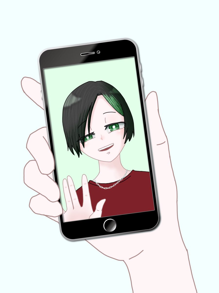 『やっほ〜』