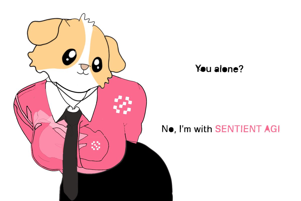 0nlyonetaye's tweet photo. MAKIMA calm response to a stranger on SENTIENT AGI 
Stranger: You alone?
MAKIMA: No. I’m with @SentientAGI .
Stranger:  What’s that?
MAKIMA:Not something you can control.  Not something you walk away from. It sees,learns, adapts like me. It’s not just intelligence… It’s purpose. https://t.co/qKsYEjs2J7