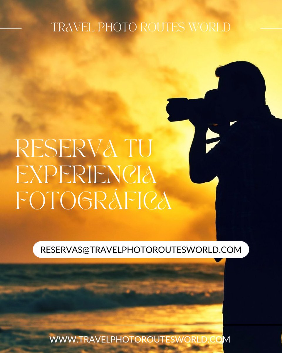 📷 Aprende y perfecciona tu técnica fotográfica.
Nuestros viajes no solo te permiten capturar imágenes impresionantes, sino también mejorar tus habilidades fotográficas.
travelphotoroutesworld.com #TravelPhotoRoutesWorld #ViajesFotográficos #UnDestinodeEnsueño #viajes #fotografía
