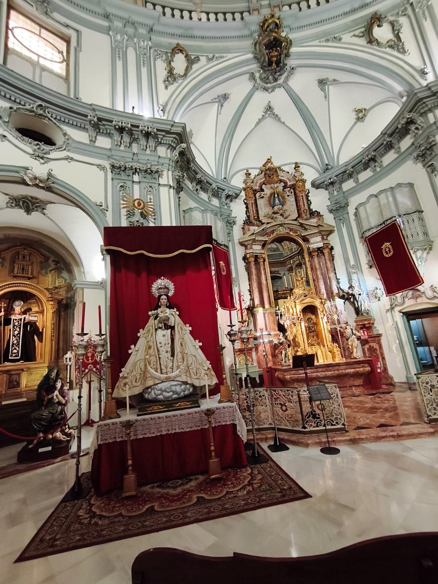 Sta. Mª la Real de Gracia y Buen Suceso ya está en su altar para presidir sus cultos.
Del 14 al 18 de octubre: pregón, triduo y salida procesional.
Días de fe, tradición y devoción en su XXV Aniversario.
¡Viva la Virgen de Gracia!

#SoydelaSalud #GraciaYBuenSuceso #GloriasMurcia