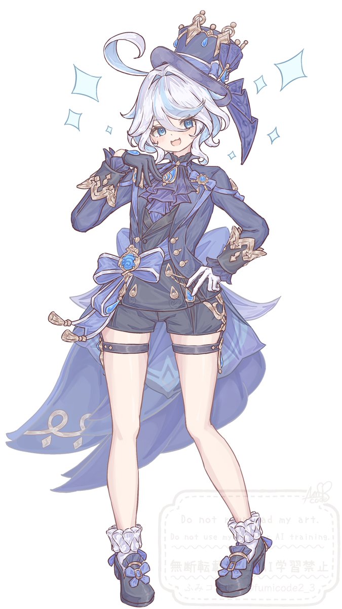 フリーナお誕生日おめでとう!!🎉🩵✨
#フリーナ生誕祭2025 #Furina