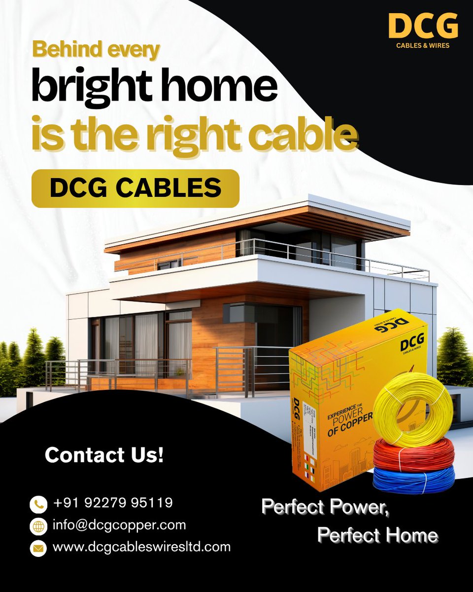 DCGCables's tweet image. Behind every bright home is the right cable—DCG Cables and Wires, powering safety and shine in every connection. 💡🏠⚡

#SubmersiblePump #DCGCables #electricity #electric #wire #cablesandwires #manufacturer #manufacturingindustry #Transformers #cables.