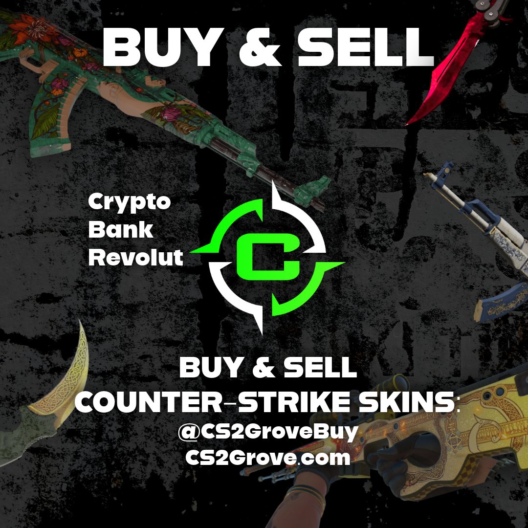 CS2GroveBuy's tweet image. 💵BUYING SKINS 💵 for Crypto, Bank or Revolut.

Always BUYING skins.

Contact us here or contact @LiamFCSGO DM&apos;s open 24/7!

If you&apos;ve dealt with us before, +reps are much appreciated.