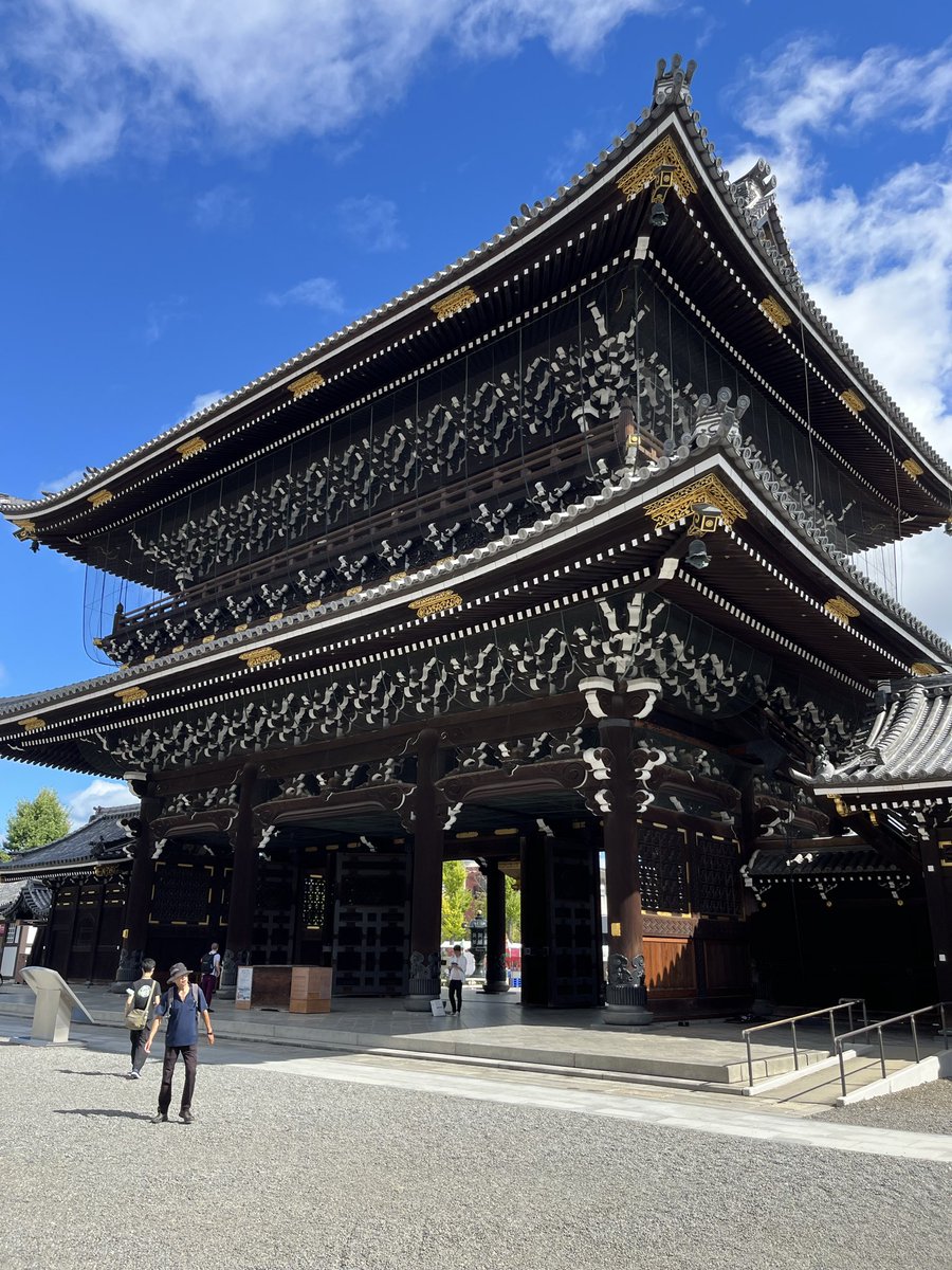 久しぶの京都。東本願寺へ。　#京都　#東本願寺