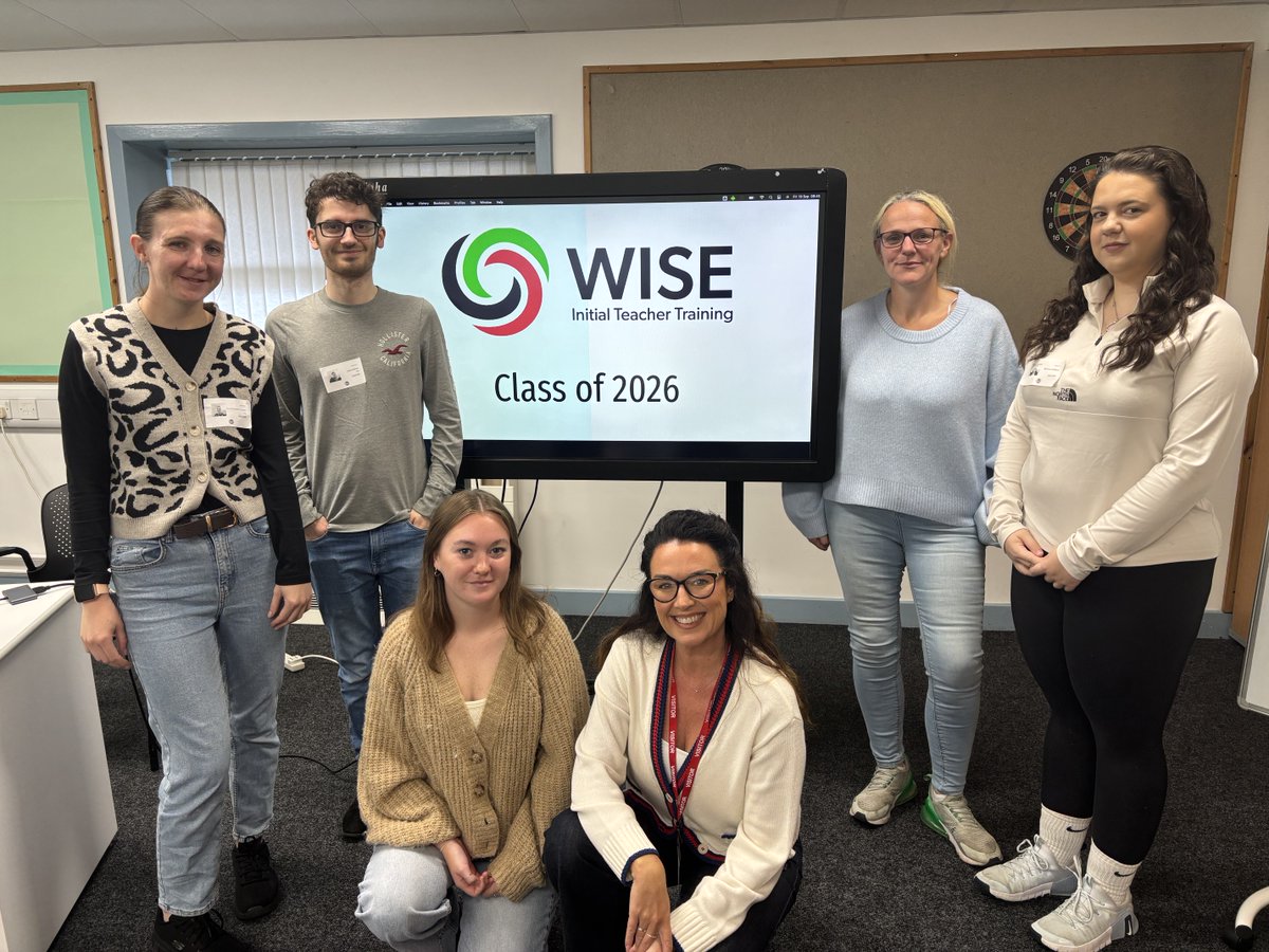 A warm welcome to our WISE ITT class of 2025/26 🎓✨ We can’t wait to start this journey together!

Thinking about teaching? Applications for 2026/27 are now open. Find out more: wiseacademies.co.uk/wise-itt

#teachertraining #ITT <a href="/WiseAcademies/">Wise Academies</a>