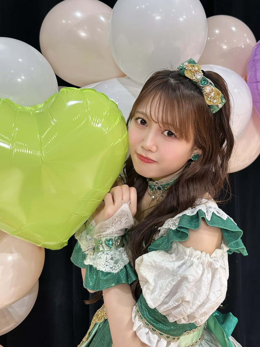 特典会、三連休最終日は東京にてでしたっ！みんなたくさん会いにきてくれてありがとう💚今日はりんごちゃん前髪少なめヘアーだよんんっ✨かわいい~??☺️３日間特典会だったけどみんな楽しんでもらえたかなっっ？？明日はうたコン頑張るねー❤️‍🔥(ひより💚)#超とき宣