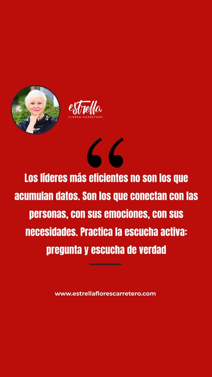 Líderes que escuchan, líderes que inspiran.