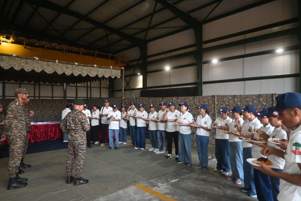PemaKhanduBJP's tweet photo. Appreciation to the Indian Army for flagging off a National Integration Pilgrimage Tour for 20 residents from Upper Siang district, Arunachal Pradesh, at Likabali Military Station.

A commendable step toward promoting national integration and cultural understanding. Covering Tuting–Gaya–Santiniketan, the tour offers participants a unique opportunity to experience India’s diverse spiritual and cultural heritage, fostering a deeper sense of unity and belonging among citizens from remote border regions. 

Conducted under Operation Sadbhavana, the Army’s flagship outreach programme, this initiative reflects its unwavering commitment to peace, harmony, and development — strengthening the spirit of “Unity in Diversity” across the nation.