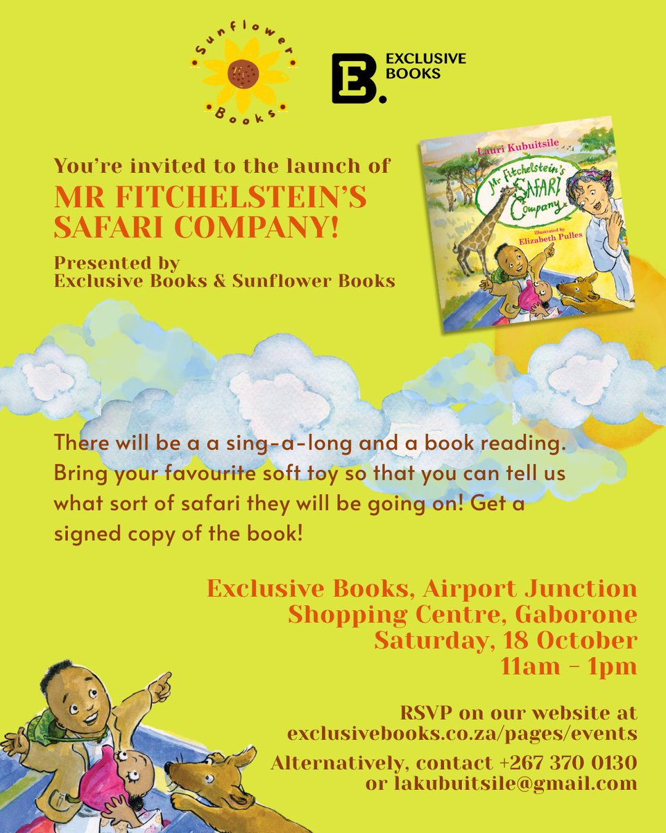 This Saturday in Gaborone!! It's free, bring your kids!!.❤️