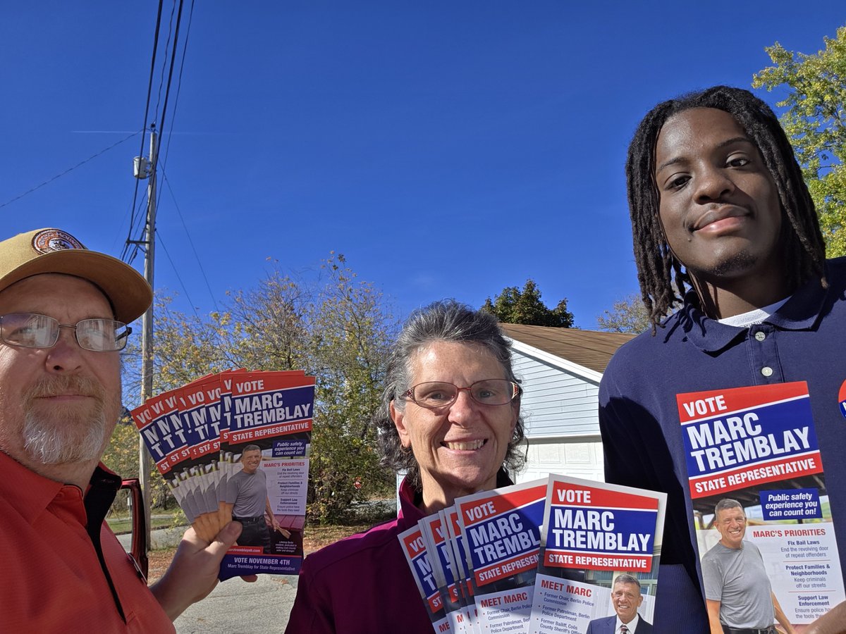 Knocking Doors in Berlin for Marc Tremblay!!! Vote Marc Tremblay on November 4th in Berlin!