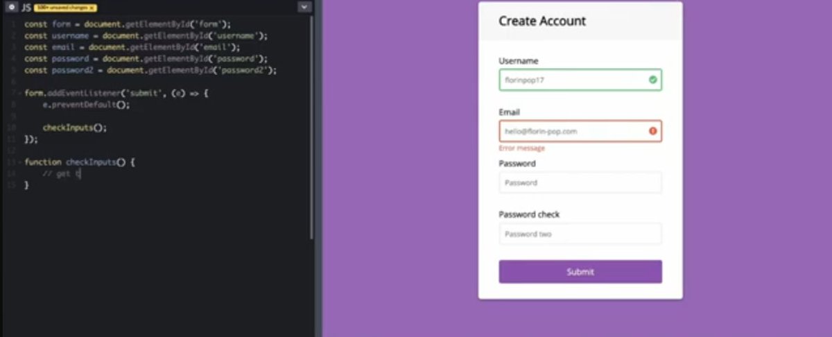 w3b3_wolf's tweet image. Day 27 🚀 | Learned JavaScript Client-Side Form Validation with Florin Pop 🧠✨ From checking empty inputs to validating emails &amp;amp; passwords — making forms smarter and more user-friendly 💻✅ #CodeWithInStep #100DaysOfCode #JavaScript #WebDevelopment #Frontend #buildinpublic