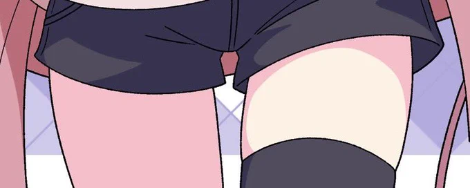 シンプルな塗りですけどこだわって描いてます #このタグを見た人は自分の絵の太ももをのせる