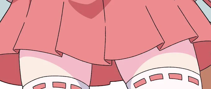 シンプルな塗りですけどこだわって描いてます #このタグを見た人は自分の絵の太ももをのせる