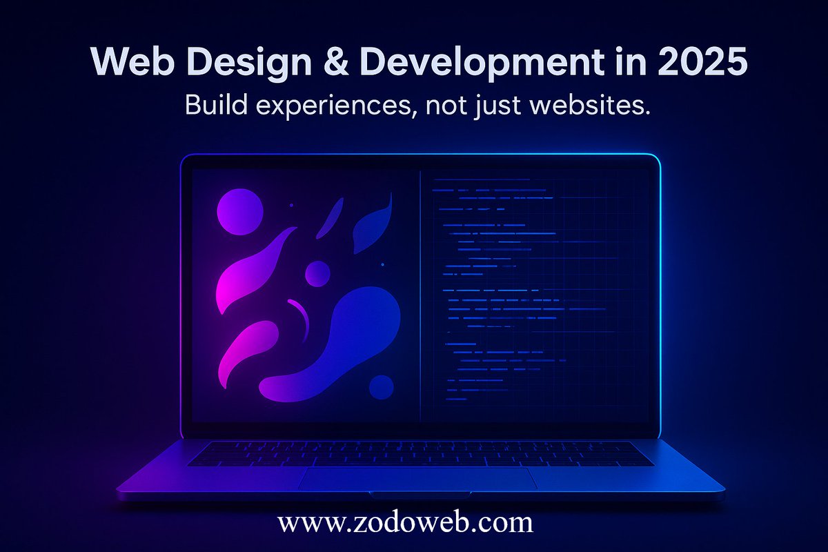 zodoweb's tweet photo. Web Design &amp; Development in 2025
Build experiences, not just websites
Your website isn’t just an address  it’s your digital identity
Design inspires Development empowers
Create experiences that connect, convert &amp; evolve
 Let your website speak — 24/7
#digitalart #BusinessUpdate https://t.co/tb6QdprcY9