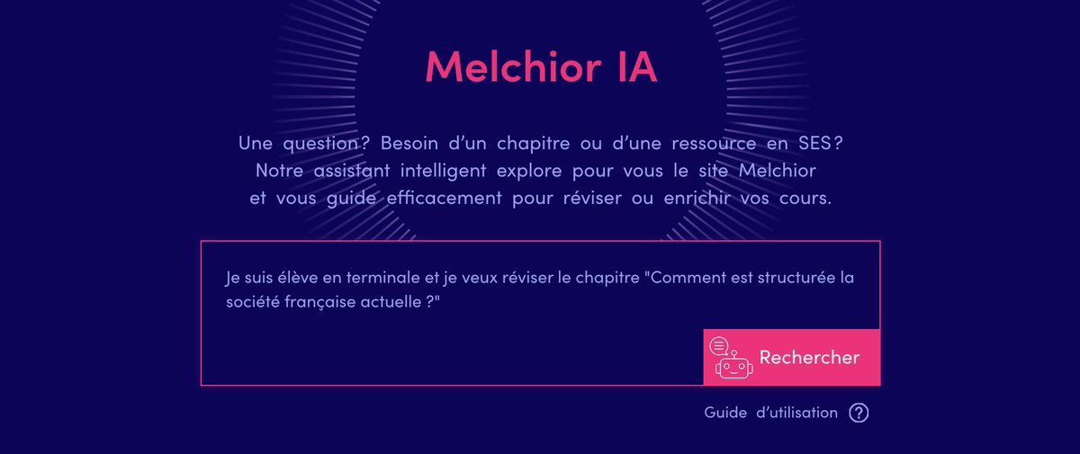 📢Besoin d’un coup de pouce en économie ? 
Avec Melchior IA de l'<a href="/inst_entreprise/">Institut de l'Entreprise</a>, posez votre question et laissez l’assistant explorer le site Melchior pour trouver la bonne ressource. Simple, rapide et intelligent ! ✨
👉 melchior.fr
#Economie #IA #Apprentissage