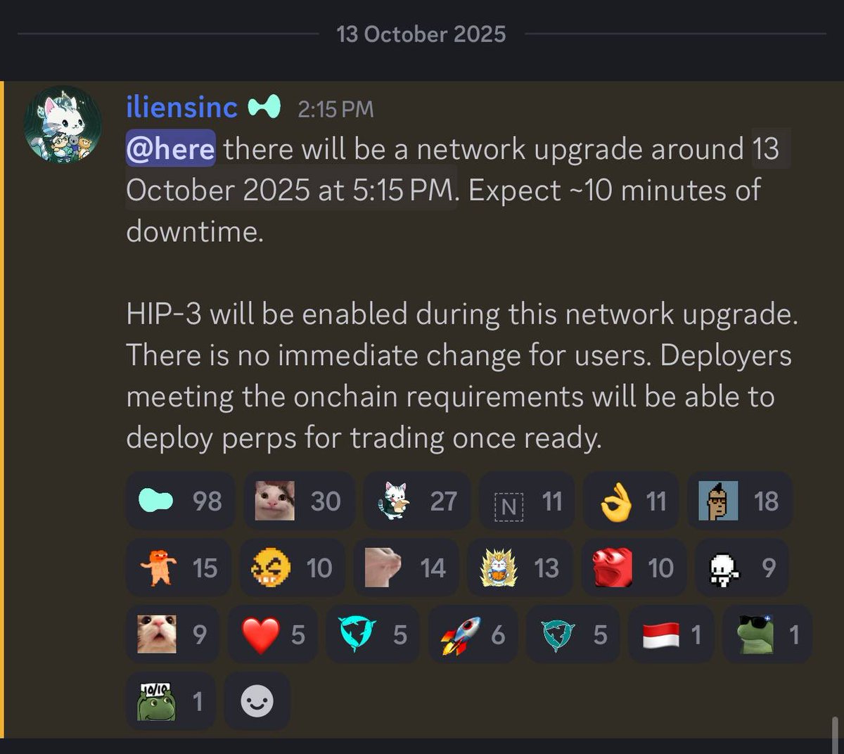 computeindex's tweet image. Excited to see HIP-3 mainnet going live, we’re excited to bring compute markets to hip-3!
Stay tuned!
Hyperliquid