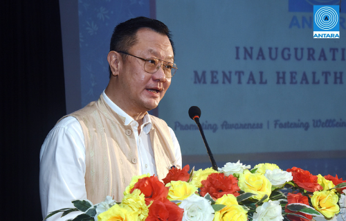 AntaraGlobal's tweet photo. 🌿 Antara inaugurated Mental Health Week 2025 on 11th October 2025 with Mr. Kevin Goh, Acting Consul-General, Australia. Inspiring messages, heartfelt performances &amp; a powerful reminder of healing through art. 💙
#Antara #MentalHealthWeek2025 #HealingThroughArt #CommunityCare https://t.co/Itxu64vMGF