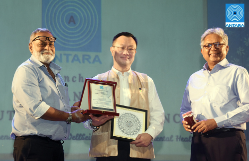 AntaraGlobal's tweet photo. 🌿 Antara inaugurated Mental Health Week 2025 on 11th October 2025 with Mr. Kevin Goh, Acting Consul-General, Australia. Inspiring messages, heartfelt performances &amp; a powerful reminder of healing through art. 💙
#Antara #MentalHealthWeek2025 #HealingThroughArt #CommunityCare https://t.co/Itxu64vMGF