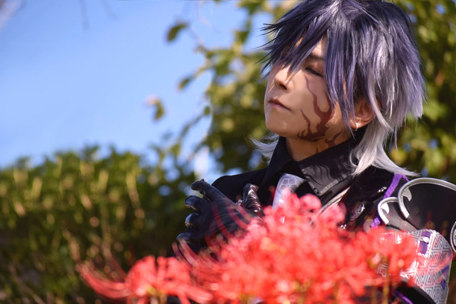 ―――――――――――――
　　見ず先に　灯る華
―――――――――――――

実休光忠:翔
撮影:とーかさん(<a href="/tohka00/">とか🐾</a>)