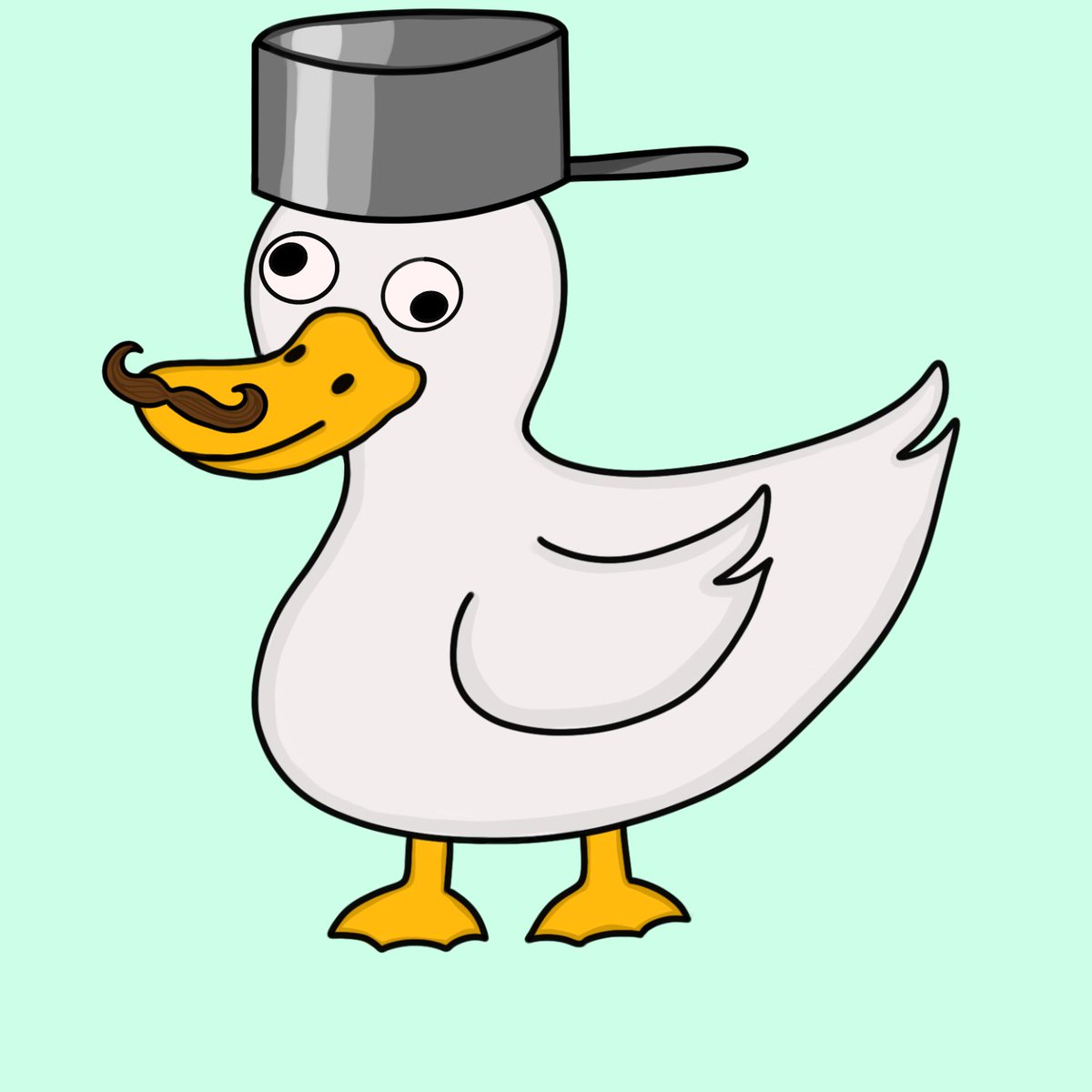 hei <a href="/VeDuck_vet/">VeDuck Collective 🫶</a> i love the moustache 

do you wanna know why I minted this NFT? check out the stream 👀