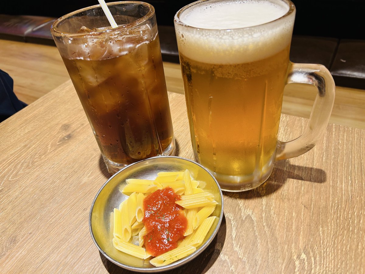 初めてのちばチャンバル！🍺
パスタ安くてウケる