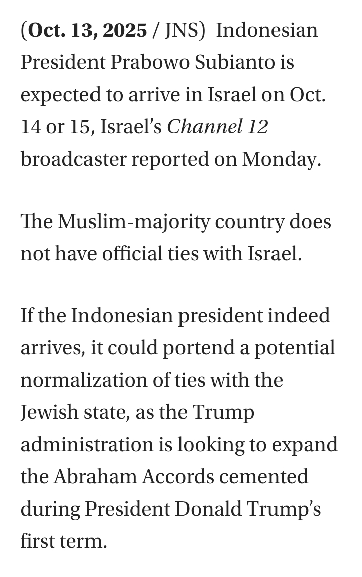 URGENT, GUYS TOLONG RAMAIKAN!!
Prabowo dikabarkan oleh media Israel akan berkunjung ke Israel.
Ini berbahaya dan wajib kita tolak!!
Kemenlu harus segera klarifikasi mengenai kebenaran berita ini!!