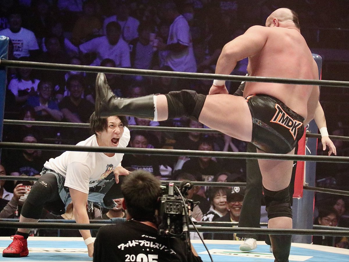 ここはお相撲するところだからね

KING OF PRO-WRESTLING 2025
2025.10.13 両国国技館

#njkopw
#YOH
#ハートリージャクソン 
#HartleyJackson