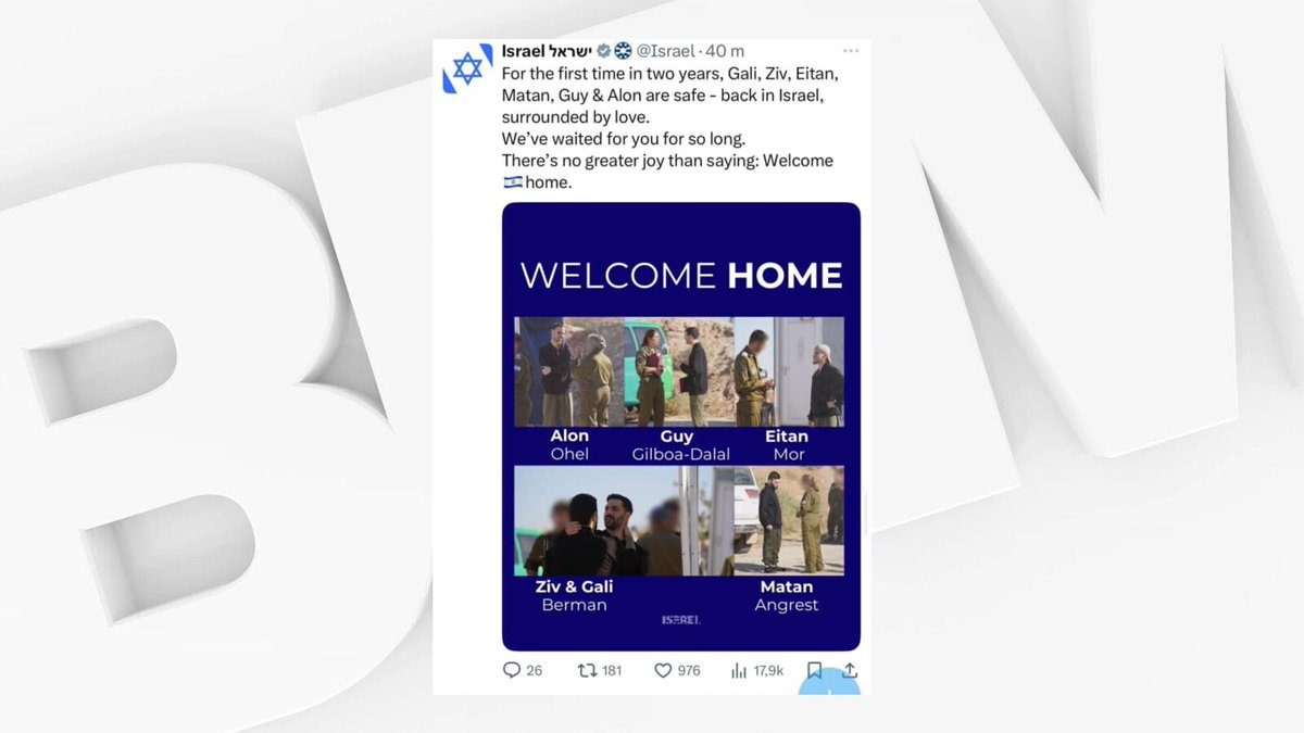 Les images des derniers otages israéliens libérés par le Hamas après 738 jours de captivité
l.bfmtv.com/c2gB