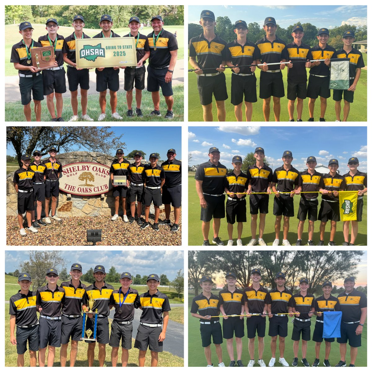 BotkinsGolf's tweet image. ☀️Rise &amp;amp; shine, @BotkinsGolf…
It’s S•T•A•T•E Tourney Time!

Today’s finish will determine tomorrow’s start.

Follow us for updates throughout the day.

👇State Day 1 Tee times 
🎟️ ohsaa.org/tickets
⛳️ Scoring is available through a subscription on the  iWannamaker app.