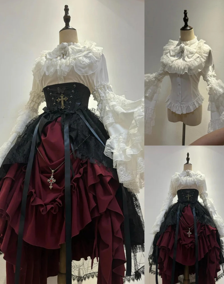 42lolita_'s tweet image. 🔥Hot Sale Gothic Lolita Set！

💫Detachable bow
💫Soft-lined poufed skirt
💫Lace waist cincher overlay

Purchase link: 42lolita.com/products/gothi…

#GothicLolita #PrincessStyle #LolitaFashion #GothicFashion #Gothicstyle #blackdress #whitedress